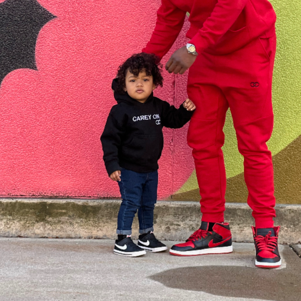 Custom Black Youth Hoodie