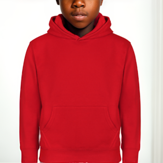 Custom Red Youth Hoodie