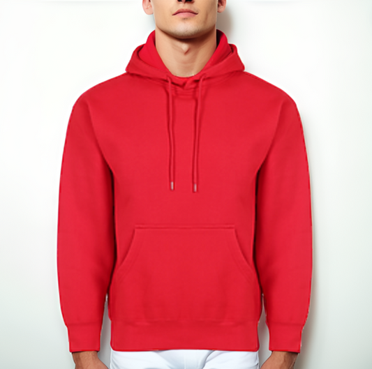 Custom Red Comfort Hoodie