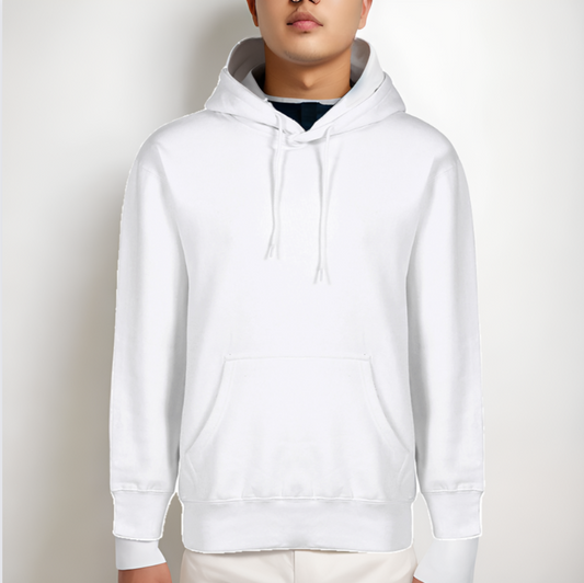 Custom White Comfort Hoodie